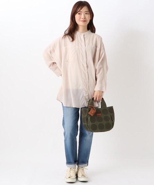 one'sterrace(ワンズテラス)の「toleur トーラ ドット刺繍トート(トートバッグ・レディース・グリーン系その他6/グレー系4・99)」の14枚目の写真