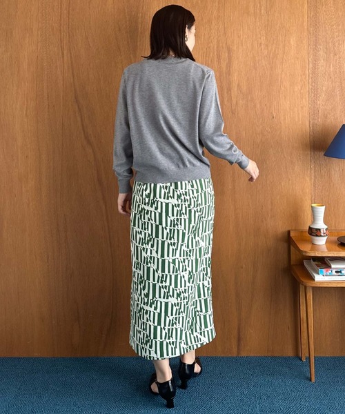 Doux archives(ドゥアルシーヴ)の「Basicカーディガン(ニット/セーター・レディース・コーラルピンク/ブラック/グレー/グリーン・38)」の13枚目の写真