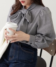 【WEB限定】リボンタイブラウス