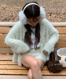 INTER FACTORY | mayu - シャギーカーディガン (セットアップ)(カーディガン/ボレロ)