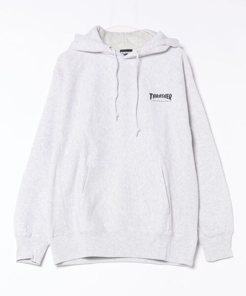 【セール】BONZO HOODED HEAVY WEIGHT SWEAT PARKA/スラッシャー10.0オンスストリートグラフィックバックプリントストリートサイジングプルオーバーフーディ（パーカー）｜THRASHER（スラッシャー）
