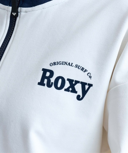 ROXY(ロキシー)の「KEEP IT REAL STAND/ROXY速乾UVカットハーフジップトップス(スウェット・レディース・ブラック/ホワイト/グレー/オレンジ・LARGE/MEDIUM/SMALL)」の13枚目の写真