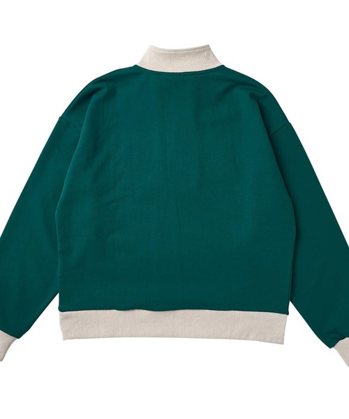 ROXY(ロキシー)の「KEEP IT REAL STAND/ROXY速乾UVカットハーフジップトップス(スウェット・レディース・ブラック/ホワイト/グレー/オレンジ・LARGE/MEDIUM/SMALL)」の7枚目の写真