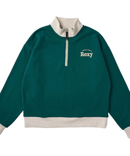 ROXY(ロキシー)の「KEEP IT REAL STAND/ROXY速乾UVカットハーフジップトップス(スウェット・レディース・ブラック/ホワイト/グレー/オレンジ・LARGE/MEDIUM/SMALL)」の20枚目の写真