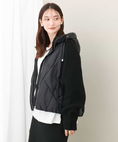 MK MICHEL KLEIN（エムケーミッシェルクラン）の「ニットスリーブ