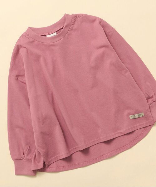 BREEZE（ブリーズ）の「【WEB限定】カラバリ無地・ボーダーTシャツ（Tシャツ/カットソー・キッズ・ターコイズブルー/ブルー/グリーン/ライム/イエロー/チャコール/ベージュ/ロイヤルブルー/ブラック/レッド/ピンク/レインボー・90/100/110/120/130/140/150）」の10枚目の写真