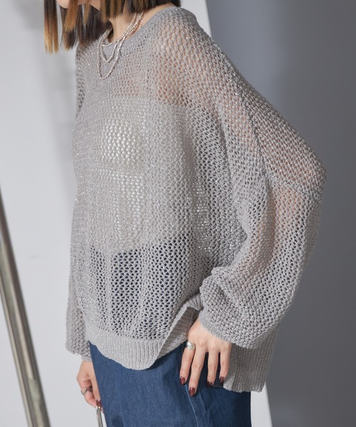 メッシュラメニット（ニット/セーター）｜each（イーチ）の