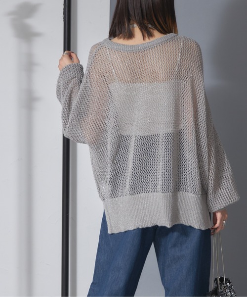 メッシュラメニット（ニット/セーター）｜each（イーチ）の