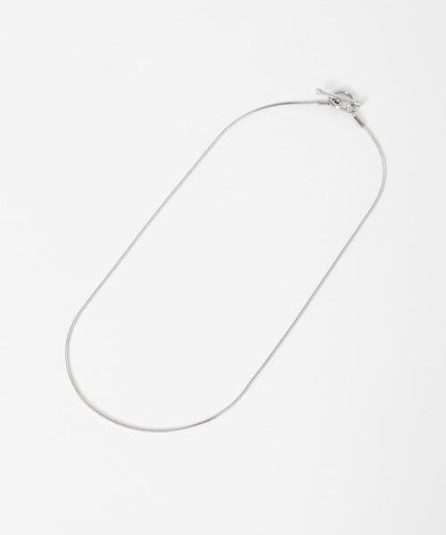 URBAN RESEARCH(アーバンリサーチ)の「URBAN RESEARCH iD スネークチェーンネックレス/SUS304(ネックレス・メンズ・シルバー・FREE)」の2枚目の写真