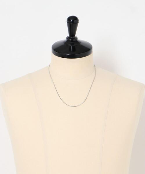 URBAN RESEARCH(アーバンリサーチ)の「URBAN RESEARCH iD スネークチェーンネックレス/SUS304(ネックレス・メンズ・シルバー・FREE)」の3枚目の写真