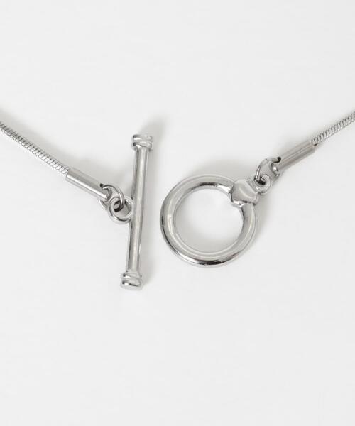 URBAN RESEARCH(アーバンリサーチ)の「URBAN RESEARCH iD スネークチェーンネックレス/SUS304(ネックレス・メンズ・シルバー・FREE)」の5枚目の写真