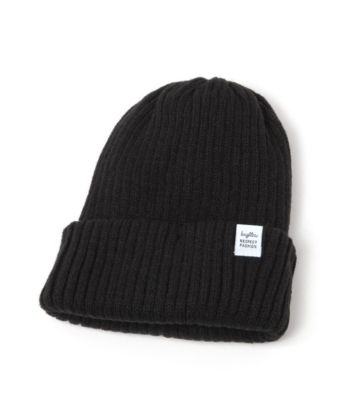 BAYFLOW（ベイフロー）の「[チクチクしない!] カラーニットワッチ(KIDS)（ニットキャップ/ビーニー・キッズ・ブルー/グリーン/ピンク/オレンジ/ブラック・FREE）」の11枚目の写真