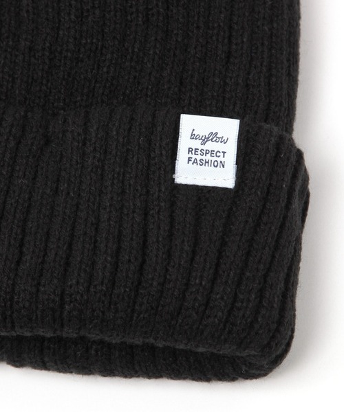 BAYFLOW（ベイフロー）の「[チクチクしない!] カラーニットワッチ(KIDS)（ニットキャップ/ビーニー・キッズ・ブルー/グリーン/ピンク/オレンジ/ブラック・FREE）」の18枚目の写真