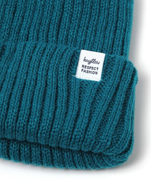 BAYFLOW（ベイフロー）の「[チクチクしない!] カラーニットワッチ(KIDS)（ニットキャップ/ビーニー・キッズ・ブルー/グリーン/ピンク/オレンジ/ブラック・FREE）」の21枚目の写真