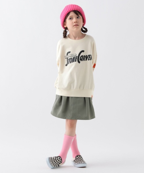 BAYFLOW（ベイフロー）の「[チクチクしない!] カラーニットワッチ(KIDS)（ニットキャップ/ビーニー・キッズ・ブルー/グリーン/ピンク/オレンジ/ブラック・FREE）」の8枚目の写真