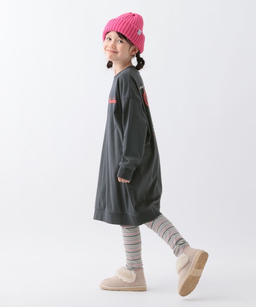 BAYFLOW（ベイフロー）の「[チクチクしない!] カラーニットワッチ(KIDS)（ニットキャップ/ビーニー・キッズ・ブルー/グリーン/ピンク/オレンジ/ブラック・FREE）」の9枚目の写真