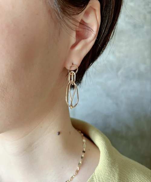 ciite'(シーテ)の「リンキングニュアンスピアス (両耳用)(ピアス(両耳用)・レディース・ゴールド/シルバー・FREE)」の14枚目の写真
