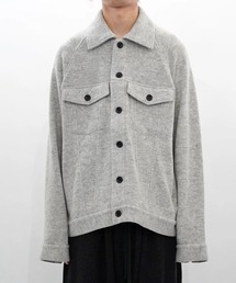 my beautiful landlet（マイビューティフルランドレット）の「【my beautiful landlet】WETER KNIT RAGLAN BIG JACKET（その他アウター）」