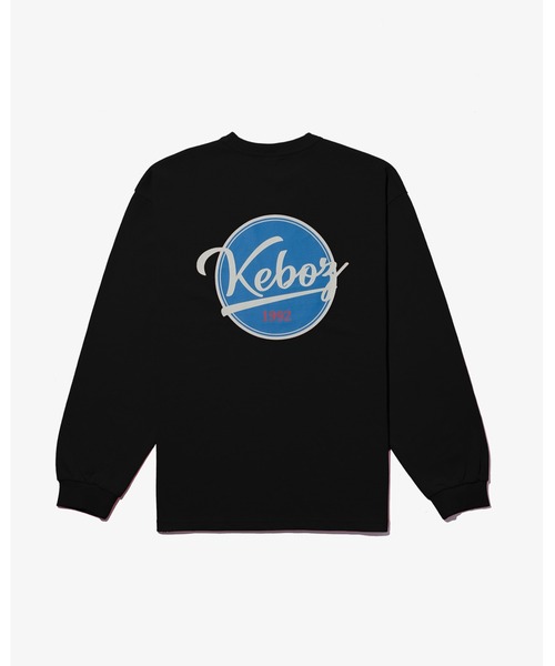 KEBOZ（ケボズ）の「BB LOGO L/S TEE（Tシャツ/カットソー・メンズ・ブラウン/ホワイト/ブラック/パープル/クリーム/グレー/ブルー/ライトブルー/レッド/グレー系その他/ホワイト系その他/ブラック系その他・M/L/XL/2XL/S）」の5枚目の写真