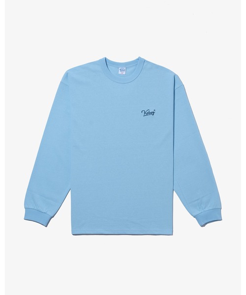 Luamoda Heart Logo Tee サイズ2 青 セール】 ハートロゴ 半袖ロングTシャツ （Tシャツ