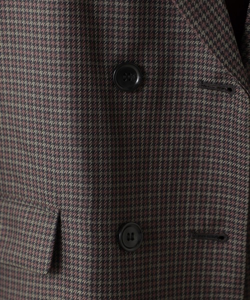 FOUND GOOD（ファウンドグッド）の「ウールライクBIGテーラーJK（テーラードジャケット・レディース・ブラウン系8/ブラウン系/ブラック・L/M/S）」の10枚目の写真