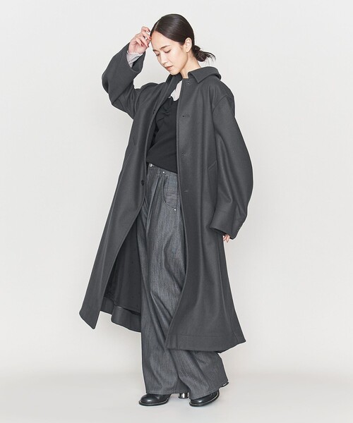 ＜ASTRAET＞ボックスプリーツ ステンカラーコート ASTRAET（アストラット）の「＜ASTRAET＞ボックスプリーツ ステン