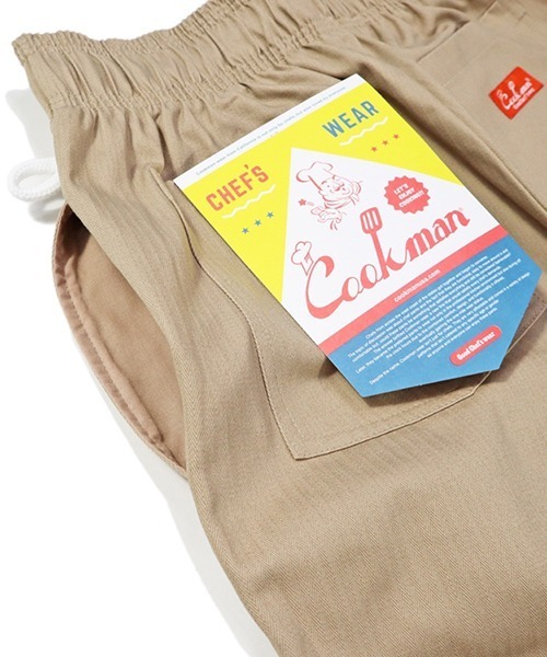 COOKMAN（クックマン）の「Cookman クックマン シェフパンツ イージーパンツ Herringbone Peanuts（その他パンツ・メンズ・ベージュ・MEDIUM/LARGE）」の8枚目の写真