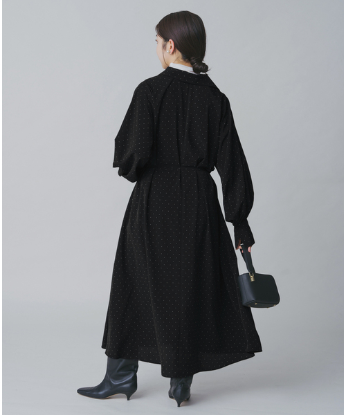 IENA（イエナ）の「ドットサッシュワンピース（ワンピース）」 - WEAR