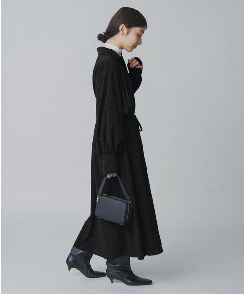 IENA（イエナ）の「ドットサッシュワンピース（ワンピース）」 - WEAR