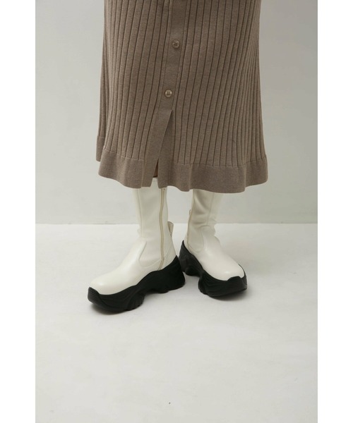 Bella lume（ベッラルーメ）の「【NK】【it】【Bella Lume(ベッラルーメ)】フィットスニーカーブーツ（ブーツ・レディース・ブラック/アイボリー・LARGE/MEDIUM/SMALL/X-LARGE）」の16枚目の写真