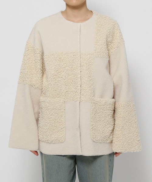 LOWRYS FARMリバーシブルパッチワークブルゾン 13445 LOWRYS FARMリバーシブルパッチワークブルゾン 13445