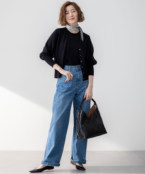 23区(ニジュウサンク)の「イントレチャート ワンハンドル バッグ(トートバッグ・レディース・ベージュ系/ブラック系・F)」の15枚目の写真