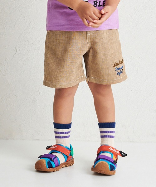 DOUBLE_B（ダブルビー）の「5分丈ハーフパンツ（その他パンツ・キッズ・モスグリーン/ベージュ・130cm/120cm/110cm/100cm/90cm/80ｃｍ）」の2枚目の写真