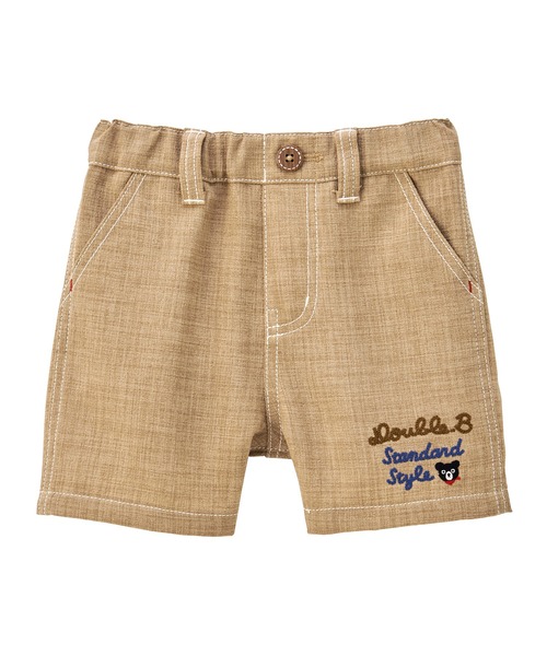 DOUBLE_B（ダブルビー）の「5分丈ハーフパンツ（その他パンツ・キッズ・モスグリーン/ベージュ・130cm/120cm/110cm/100cm/90cm/80ｃｍ）」の7枚目の写真