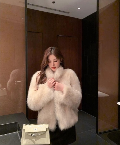 Ritzy（リッツィー）の「もこもこ フェイクファー コート（その他