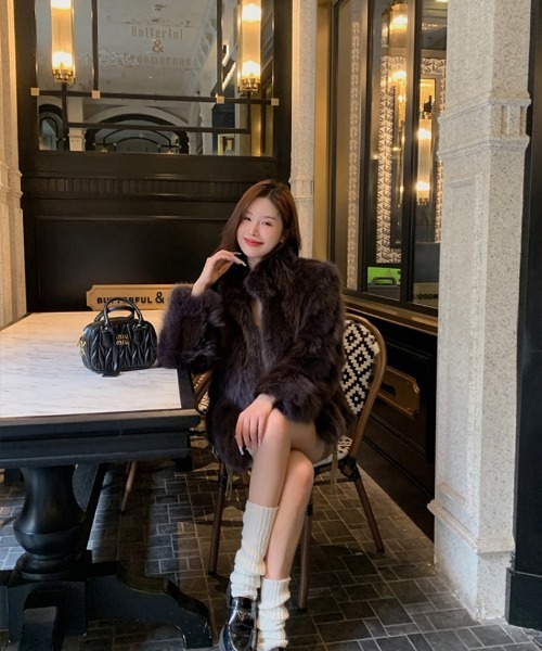 Ritzy（リッツィー）の「もこもこ フェイクファー コート（その他