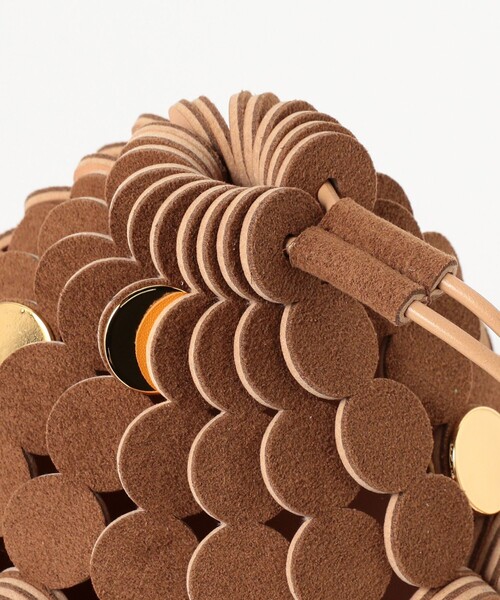 MARY AL TERNA（メアリオルターナ）の「MARY AL TERNA / ランダムメタル カットワーク ショルダーバッグ（ショルダーバッグ・レディース・ホワイト系その他5/ブラウン・ONE SIZE）」の14枚目の写真