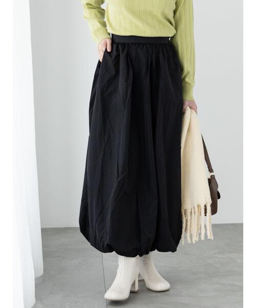 Te chichi TERRASSE(テチチテラス)の「◎バルーンスカート(スカート・レディース・ネイビー/グレー/ブラック・F)」の2枚目の写真