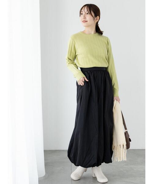 Te chichi TERRASSE(テチチテラス)の「◎バルーンスカート(スカート・レディース・ネイビー/グレー/ブラック・F)」の22枚目の写真