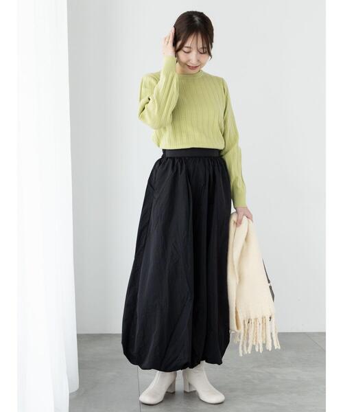 Te chichi TERRASSE(テチチテラス)の「◎バルーンスカート(スカート・レディース・ネイビー/グレー/ブラック・F)」の4枚目の写真