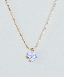Zoule（ゾーラ）の「Zoule ゾーラ：FLOWER LETTER SERIES　flower letter　花　花言葉　バラ　スミレ　スズラン　ブルースター　ネックレス（ネックレス）」