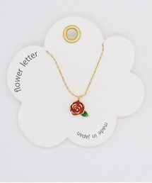Zoule（ゾーラ）の「Zoule ゾーラ：FLOWER LETTER SERIES　flower letter　花　花言葉　バラ　スミレ　スズラン　ブルースター　ネックレス（ネックレス）」