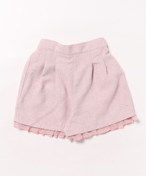 PINKHUNT（ピンクハント）の「PINKHUNT ピンクハント ツイード キュロット ショートパンツ 0112K（その他パンツ・キッズ・ブラック/ベビーピンク・120cm/130cm/140cm/150cm/160cm）」の5枚目の写真
