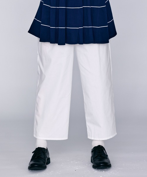 Kelen(ケレン)の「「KELEN / ケレン」 イージーアンダーストレートパンツ ELLE(その他パンツ・レディース・ブラック/エメラルド/オレンジ/ライム/ライトグレー/ピンク/イエロー/ブラウン/ホワイト/ネイビー・FREE)」の2枚目の写真