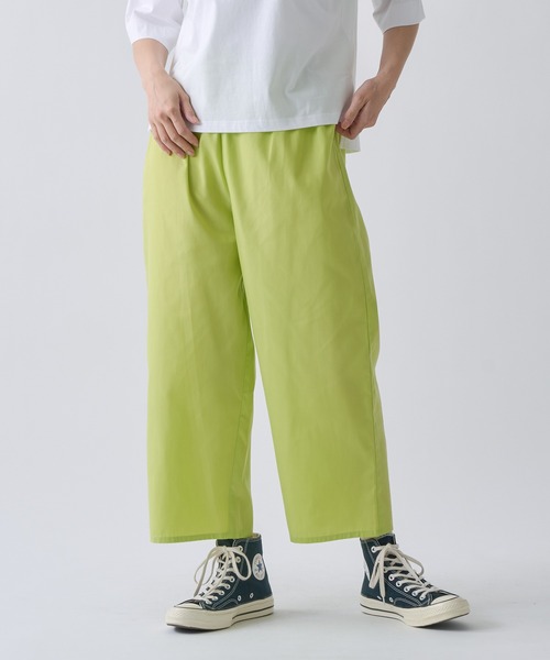 Kelen(ケレン)の「「KELEN / ケレン」 イージーアンダーストレートパンツ ELLE(その他パンツ・レディース・ブラック/エメラルド/オレンジ/ライム/ライトグレー/ピンク/イエロー/ブラウン/ホワイト/ネイビー・FREE)」の6枚目の写真