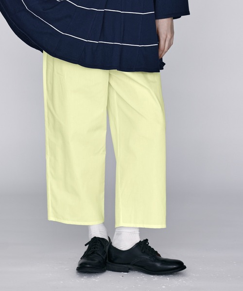 Kelen(ケレン)の「「KELEN / ケレン」 イージーアンダーストレートパンツ ELLE(その他パンツ・レディース・ブラック/エメラルド/オレンジ/ライム/ライトグレー/ピンク/イエロー/ブラウン/ホワイト/ネイビー・FREE)」の9枚目の写真