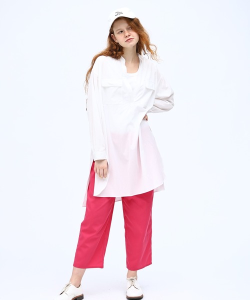 Kelen(ケレン)の「「KELEN / ケレン」 イージーアンダーストレートパンツ ELLE(その他パンツ・レディース・ブラック/エメラルド/オレンジ/ライム/ライトグレー/ピンク/イエロー/ブラウン/ホワイト/ネイビー・FREE)」の11枚目の写真