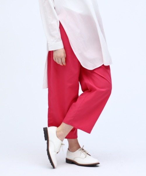 Kelen(ケレン)の「「KELEN / ケレン」 イージーアンダーストレートパンツ ELLE(その他パンツ・レディース・ブラック/エメラルド/オレンジ/ライム/ライトグレー/ピンク/イエロー/ブラウン/ホワイト/ネイビー・FREE)」の15枚目の写真