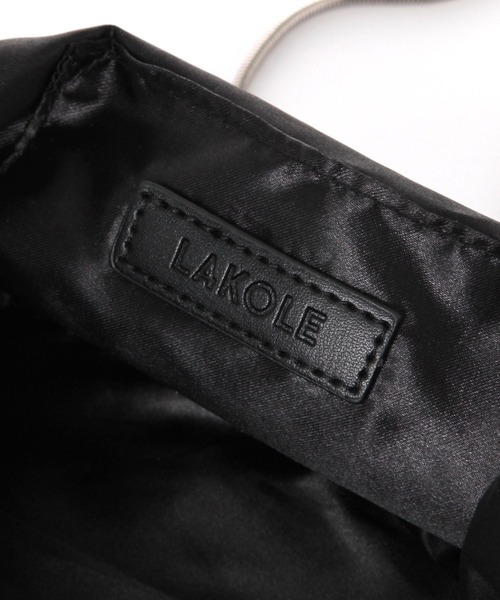 LAKOLE(ラコレ)の「メタルメッシュ巾着ショルダーバッグ / 232714(ショルダーバッグ・レディース・その他1/ブラック・FREE)」の11枚目の写真
