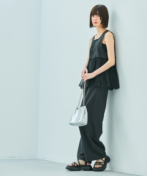 LAKOLE(ラコレ)の「メタルメッシュ巾着ショルダーバッグ / 232714(ショルダーバッグ・レディース・その他1/ブラック・FREE)」の20枚目の写真